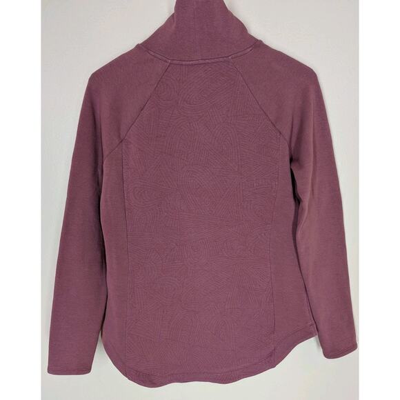 Title Nine Pullover Womens Medium Most Wanted Happy Trails Zip Pocket Thumbholes - Picture 4 of 10